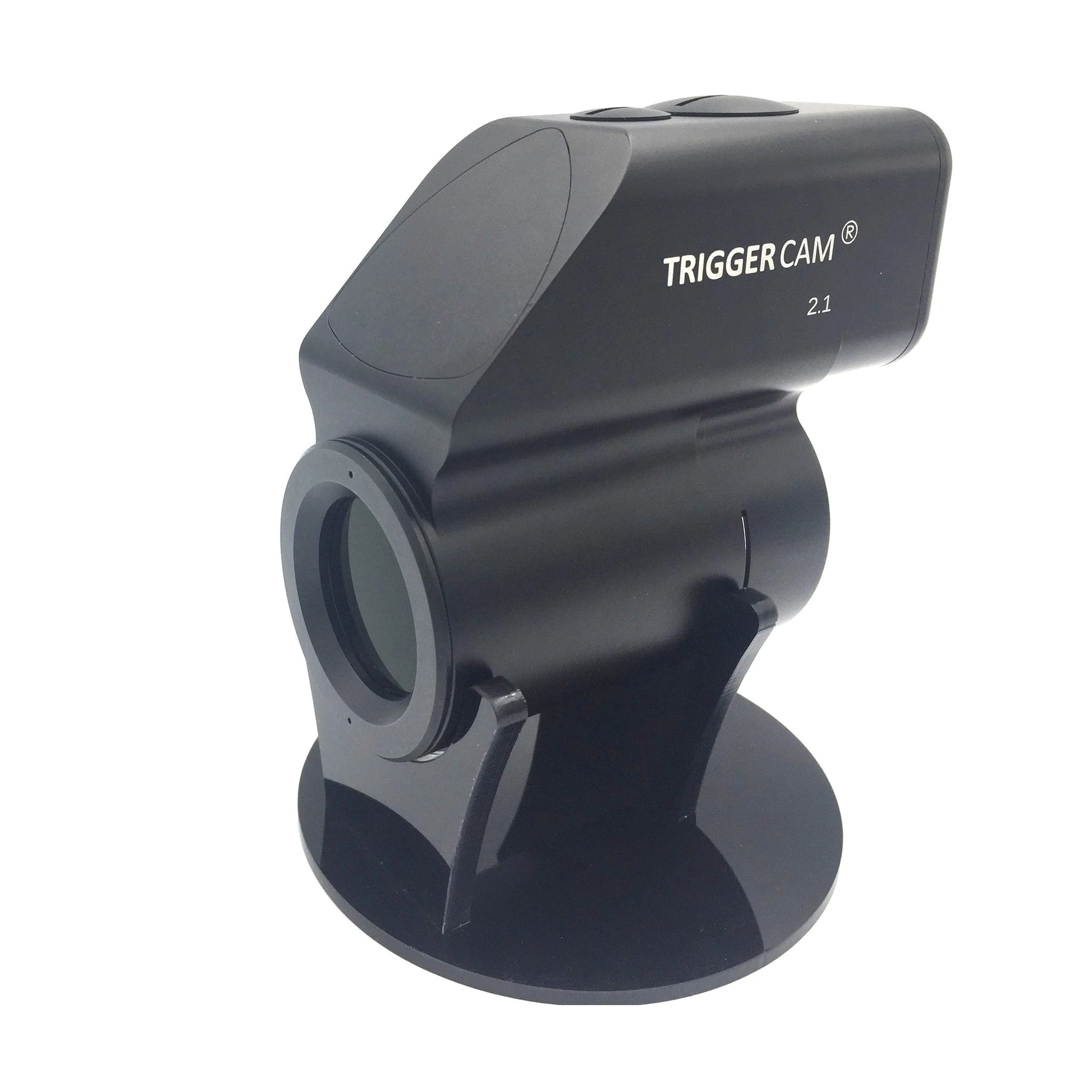 TriggerCam 2.1 Zielfernrohrkamera in schräger Hauptansicht