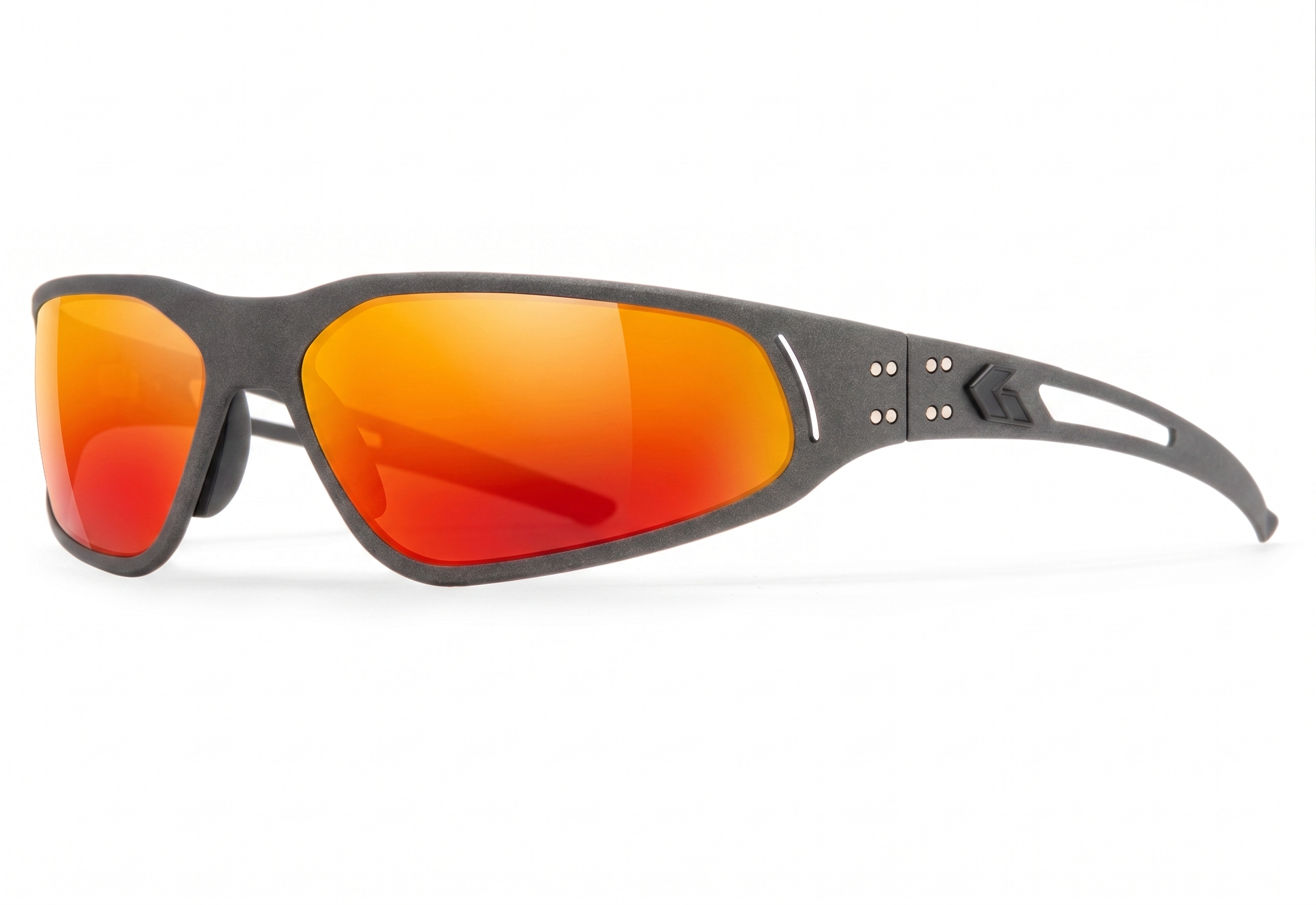 GATORZ Revenant – Graphite mit schwarzem Logo | Rose OPz mit Sunburst-Verspiegelung