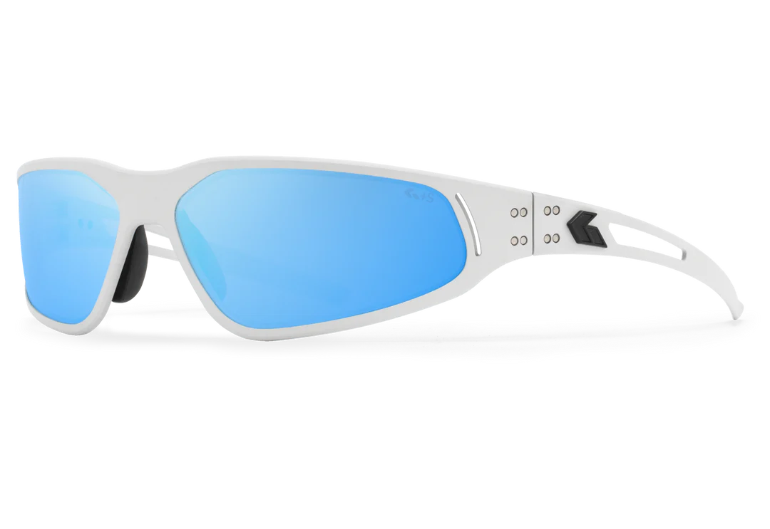 GATORZ Revenant – Frost mit schwarzem Logo | Smoke OPz mit blauer Verspiegelung