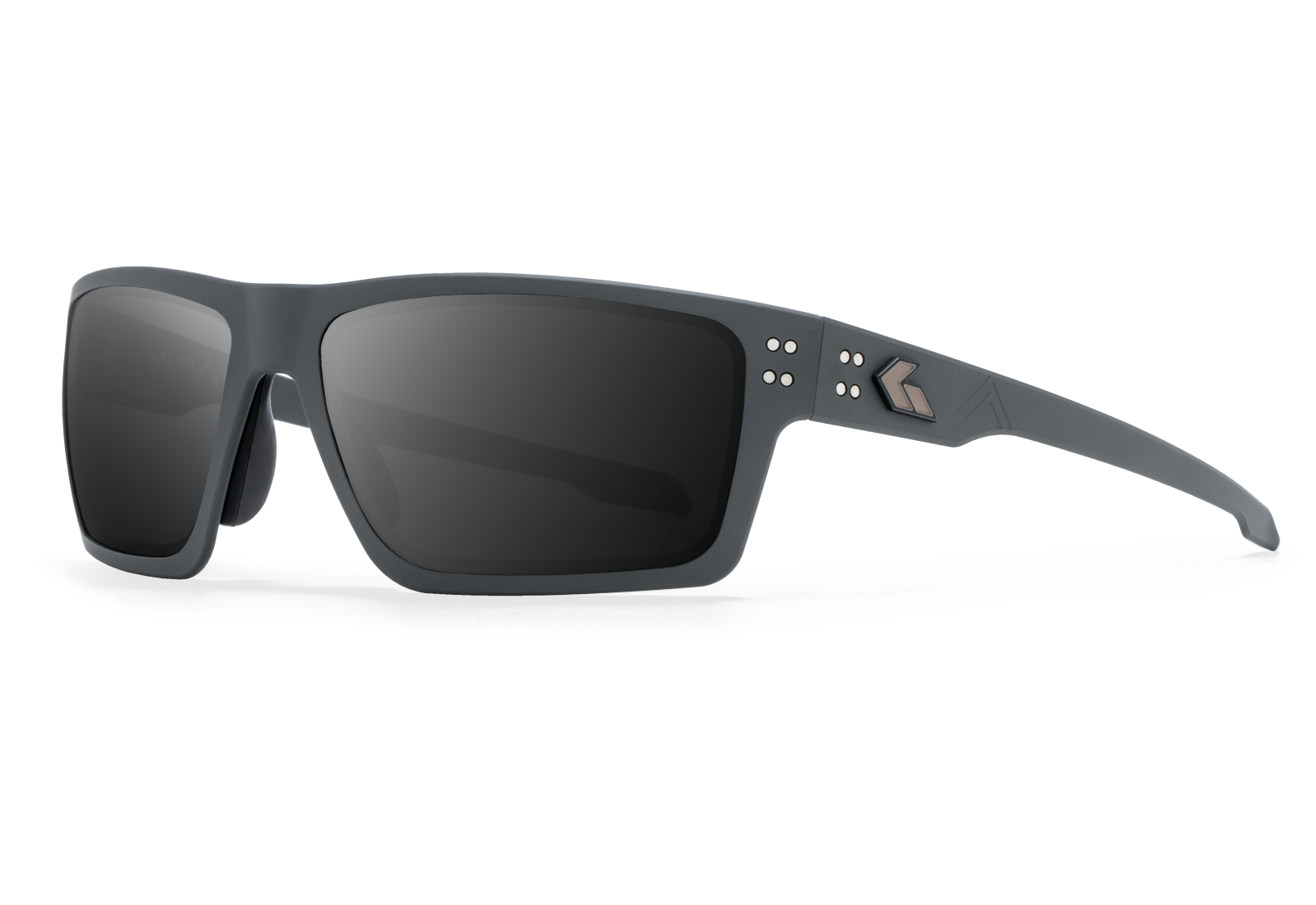 GATORZ LEGION by SIG SAUER Sentix – Dark Concrete mit Gunmetal Logo / MILSPEC Ballistic Smoke polarisiert mit Anti-Fog