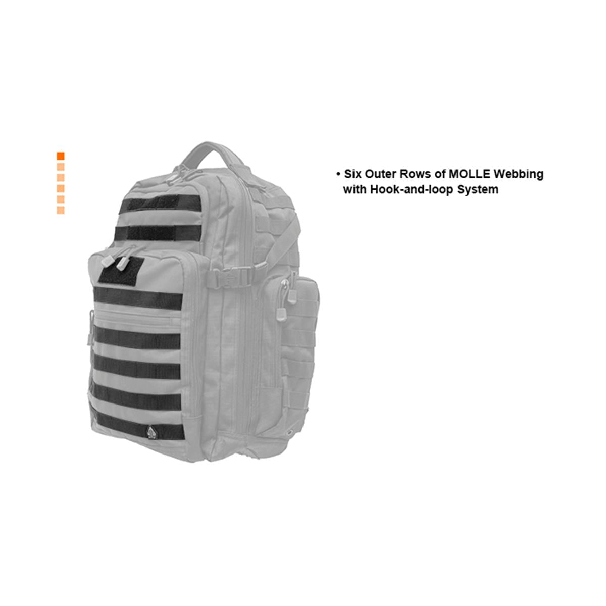 UTG PVC-P248B 2-Day Preparedness Pack Innenaufteilung