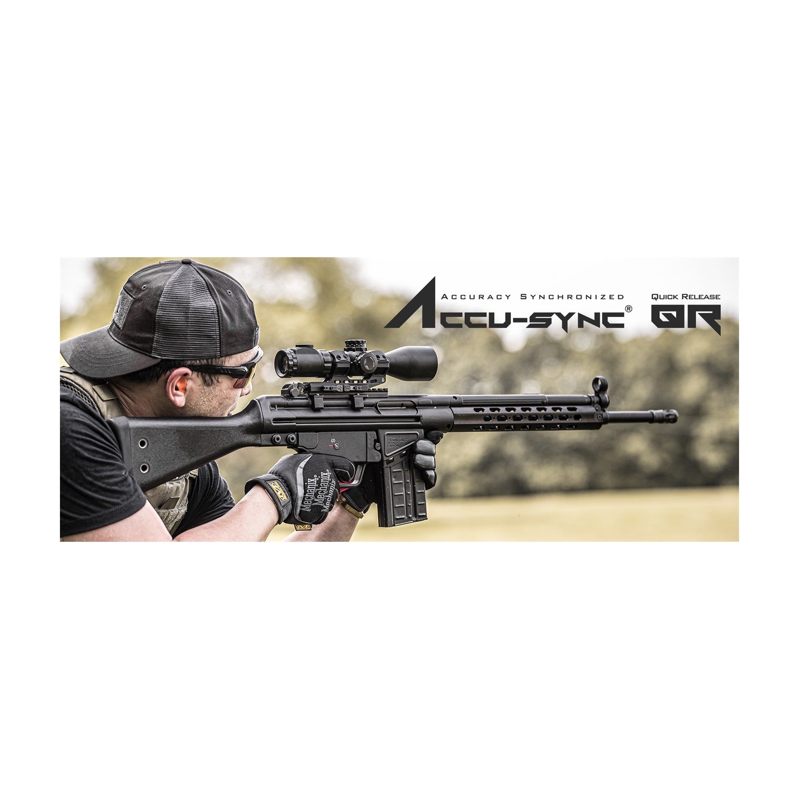 UTG ACCU-SYNC QR Offset Scope Rings Hersteller Kontextbild