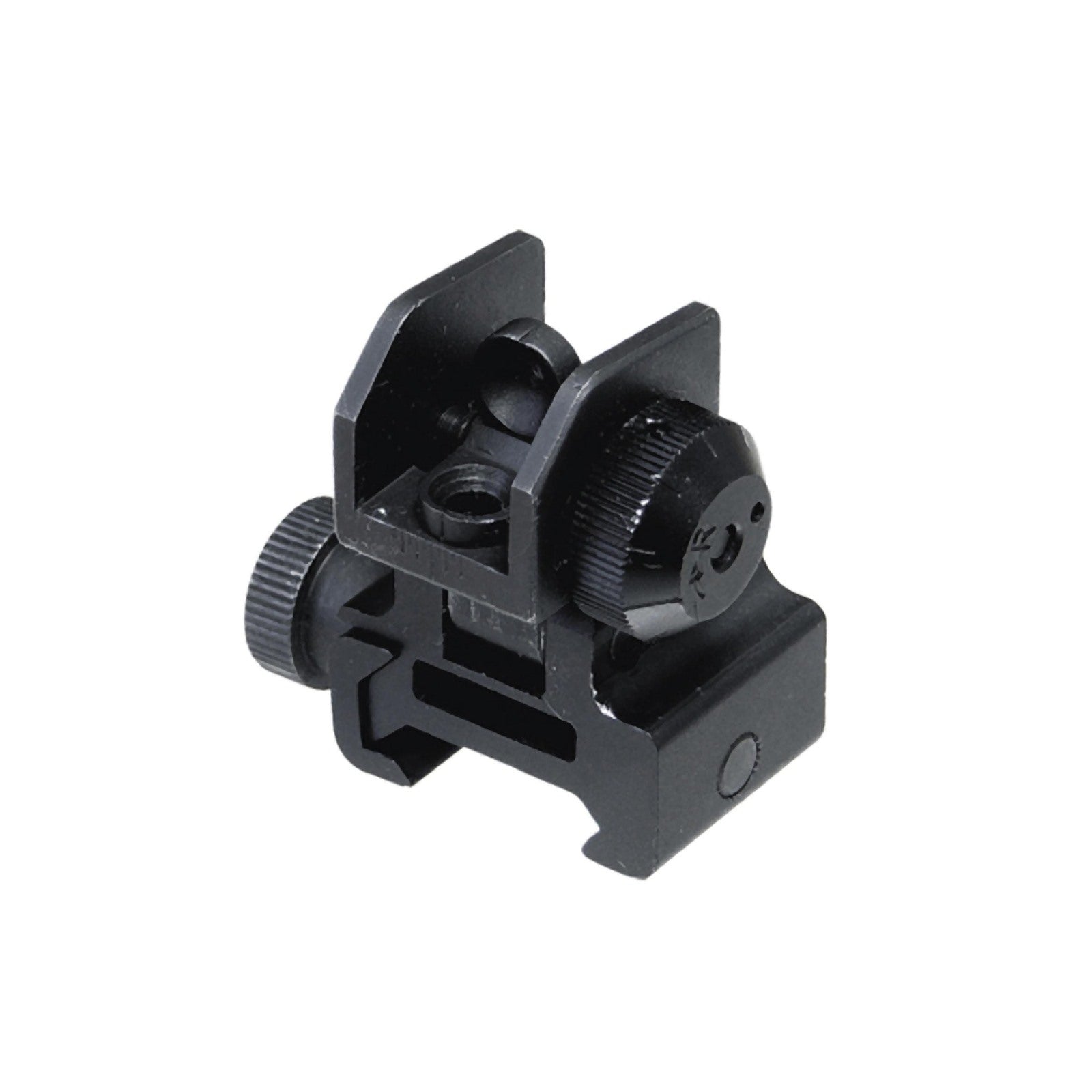 UTG Flip-up Rear Sight Windage Dual Aiming Apertures MNT-951