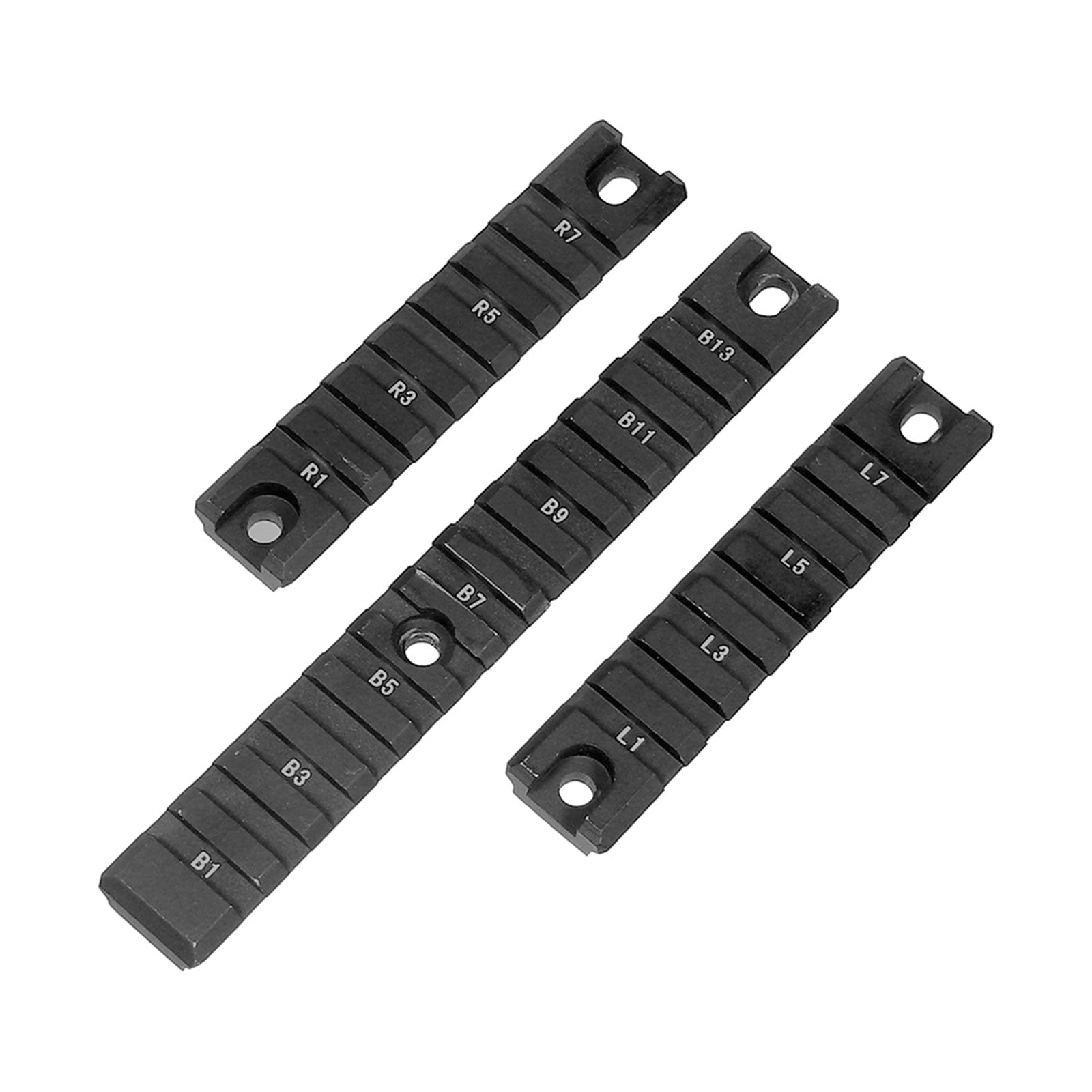 UTG G36 Picatinny Rail Set 1 Long 2 Short Rails MNT-P503