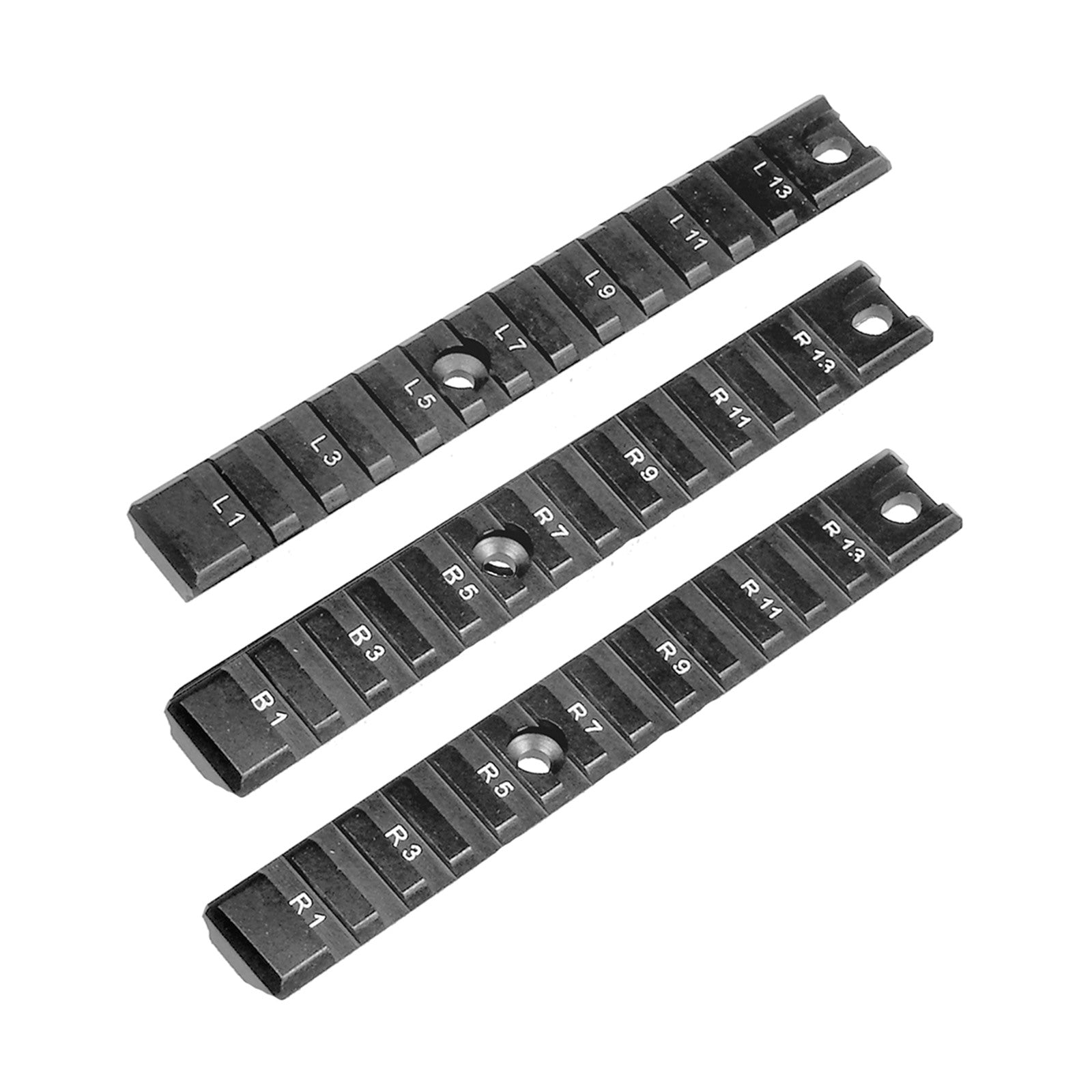 UTG G36 Picatinny Rail Set 3-piece Long MNT-P505