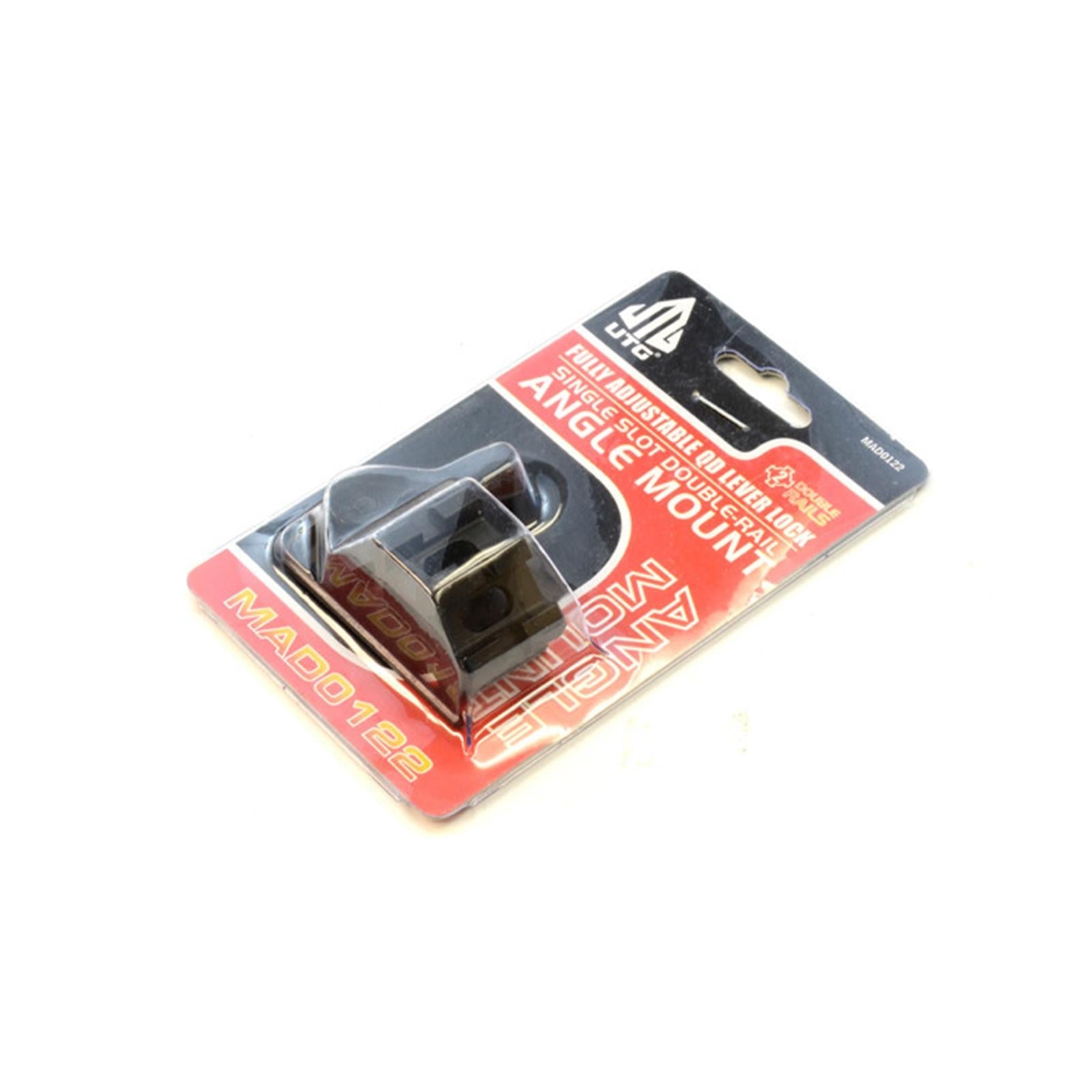 UTG MAD0122 Double Rail Single Slot Angle Mount mit QD Lever quadratisches Produktbild