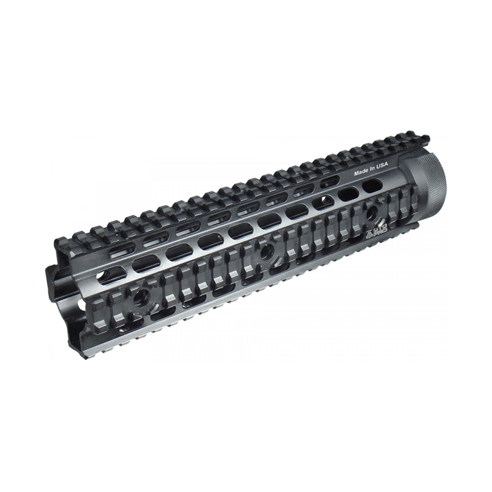 UTG PRO AR15 Mid Length 9 Zoll Free Float Quad Rail MTU004 quadratisches Produktbild