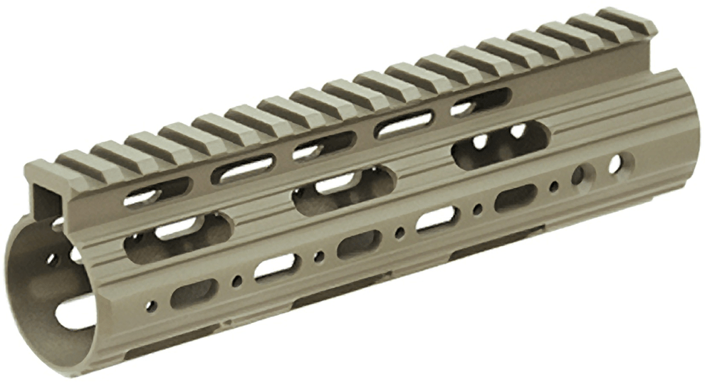 UTG PRO AR15 7 inch Super Slim Free Float Handguard FDE Cerakote MTU005SSD