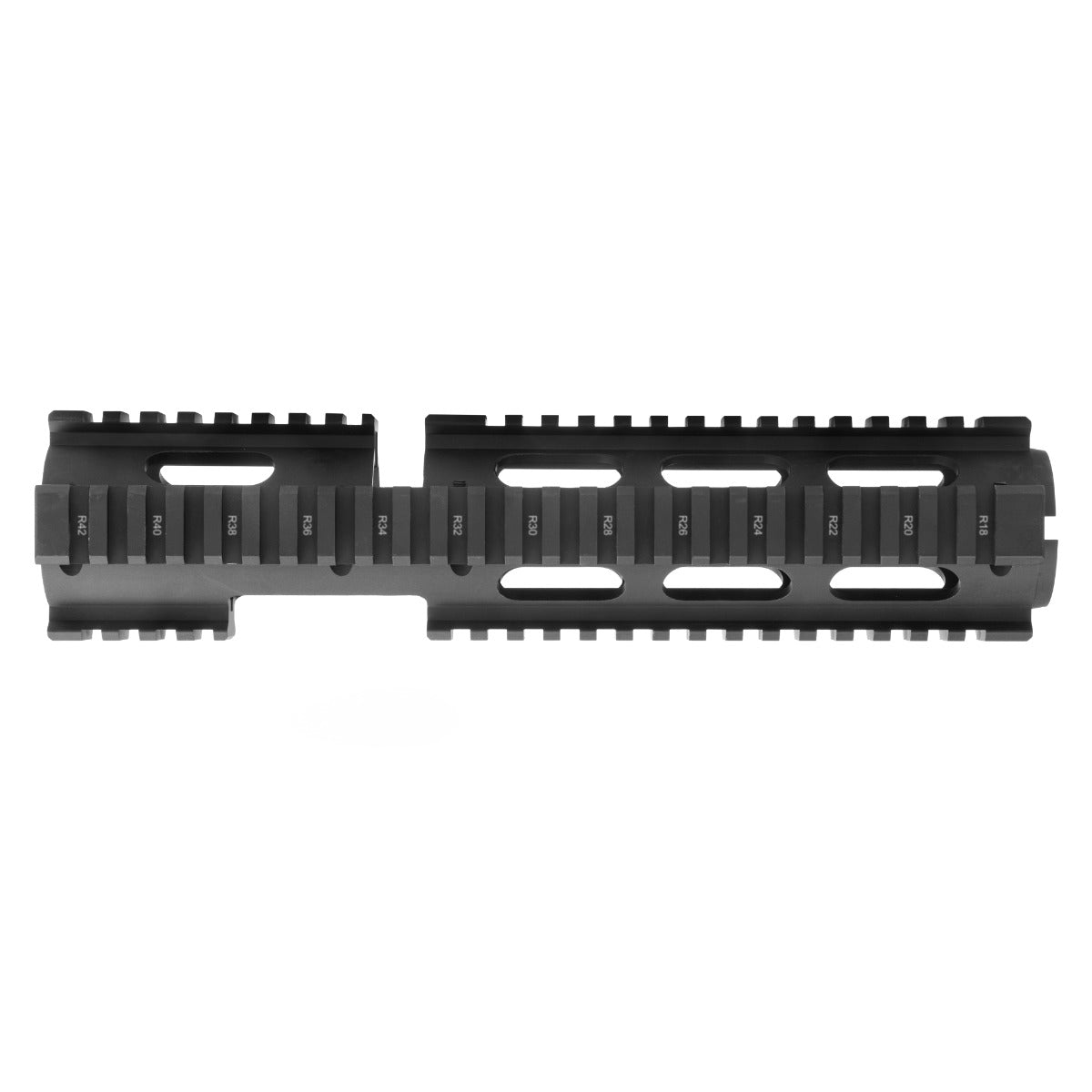 UTG PRO AR15 Extended Car Length Drop-in Quad Rail MTU015 quadratisches Produktbild