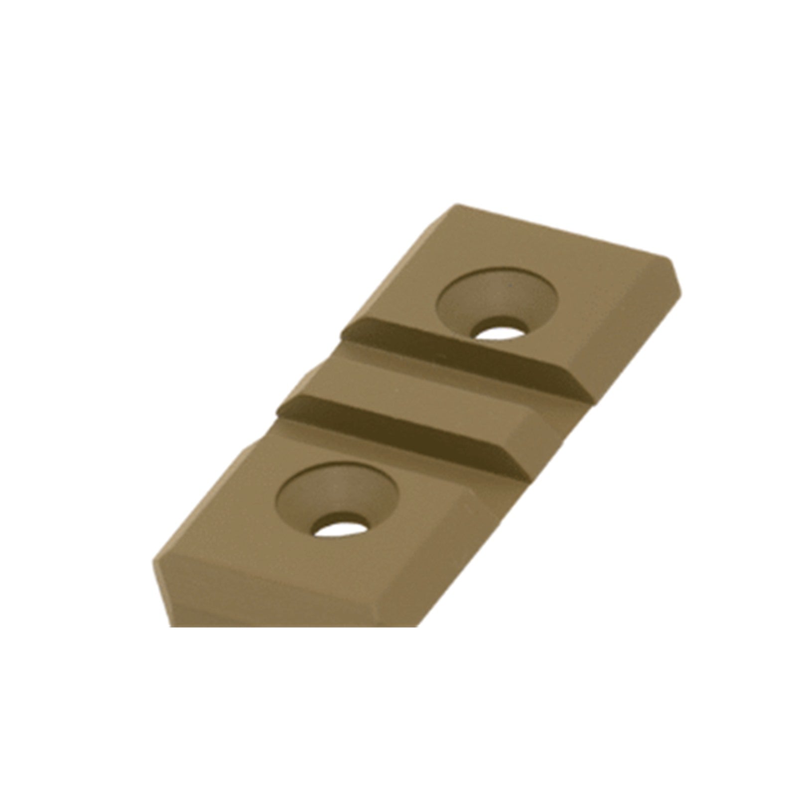 UTG PRO MTURS01SD 2-Slot Super Slim Free Float Rail Section FDE