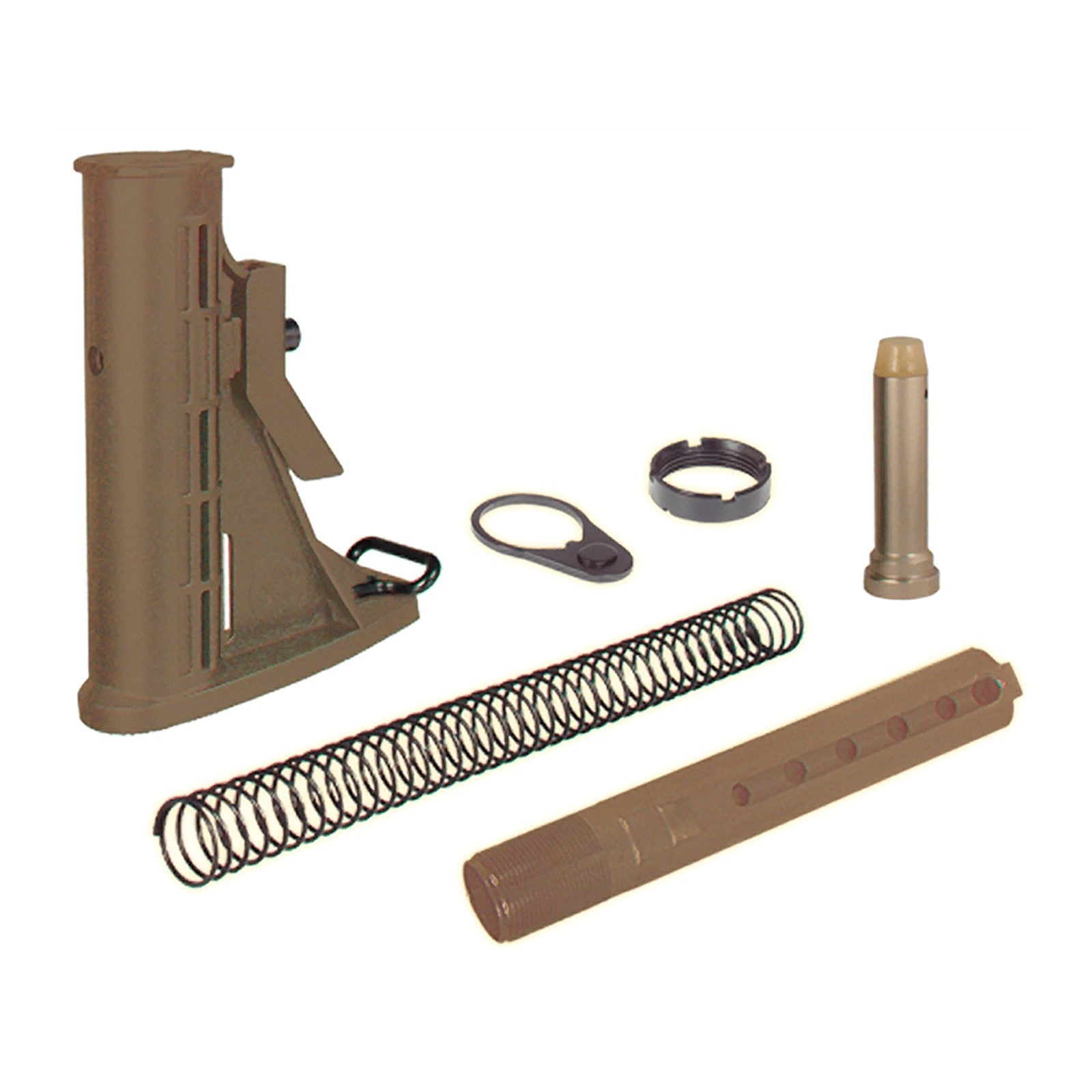 UTG PRO RBU6DM 6-Position Stock Assembly FDE