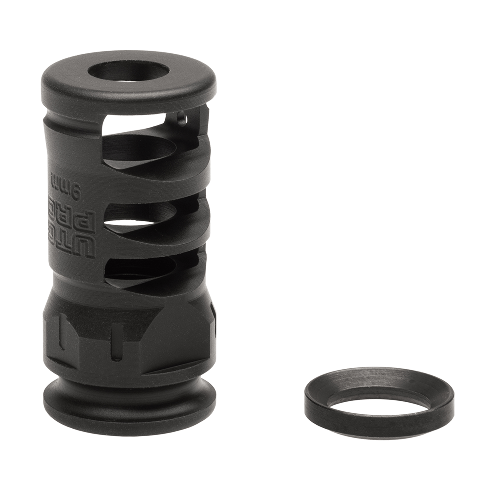 UTG PRO TLUMD03 Stubby Muzzle Brake 9mm 1/2x28