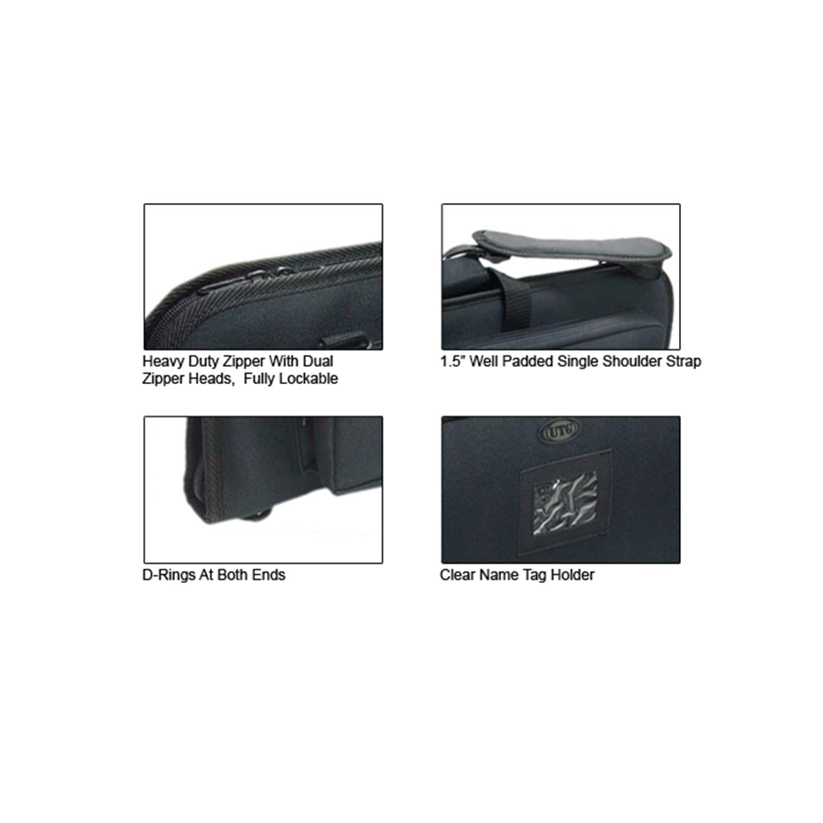 UTG 25 Zoll Homeland Security Gun Case Innenaufteilung quadratisch