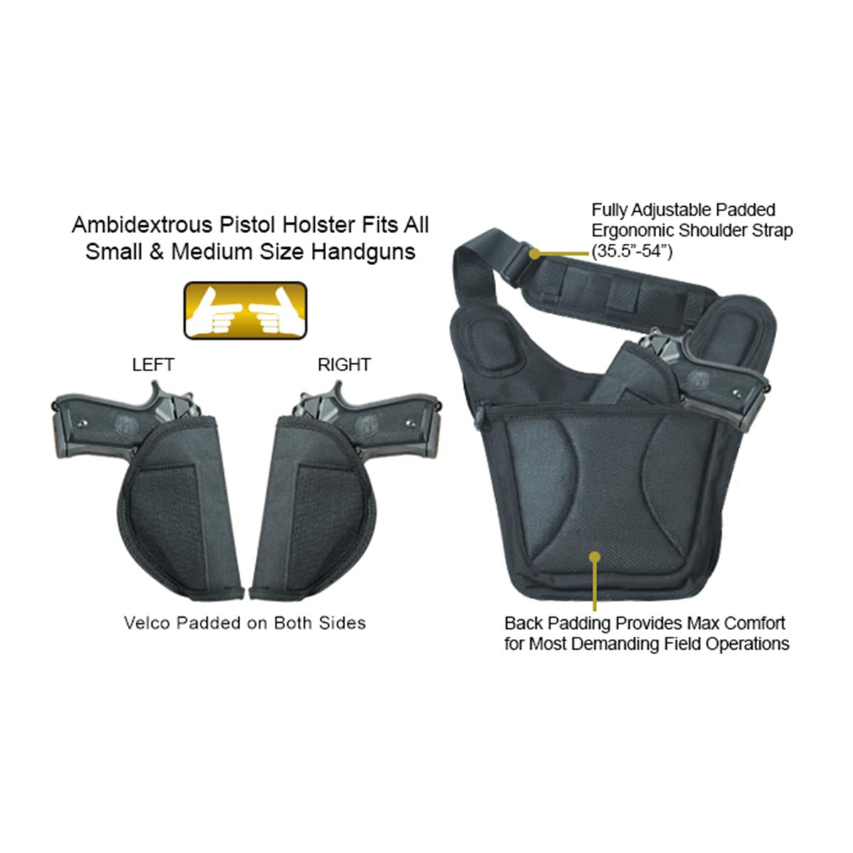 UTG Scout Messenger Bag Trageansicht quadratisch