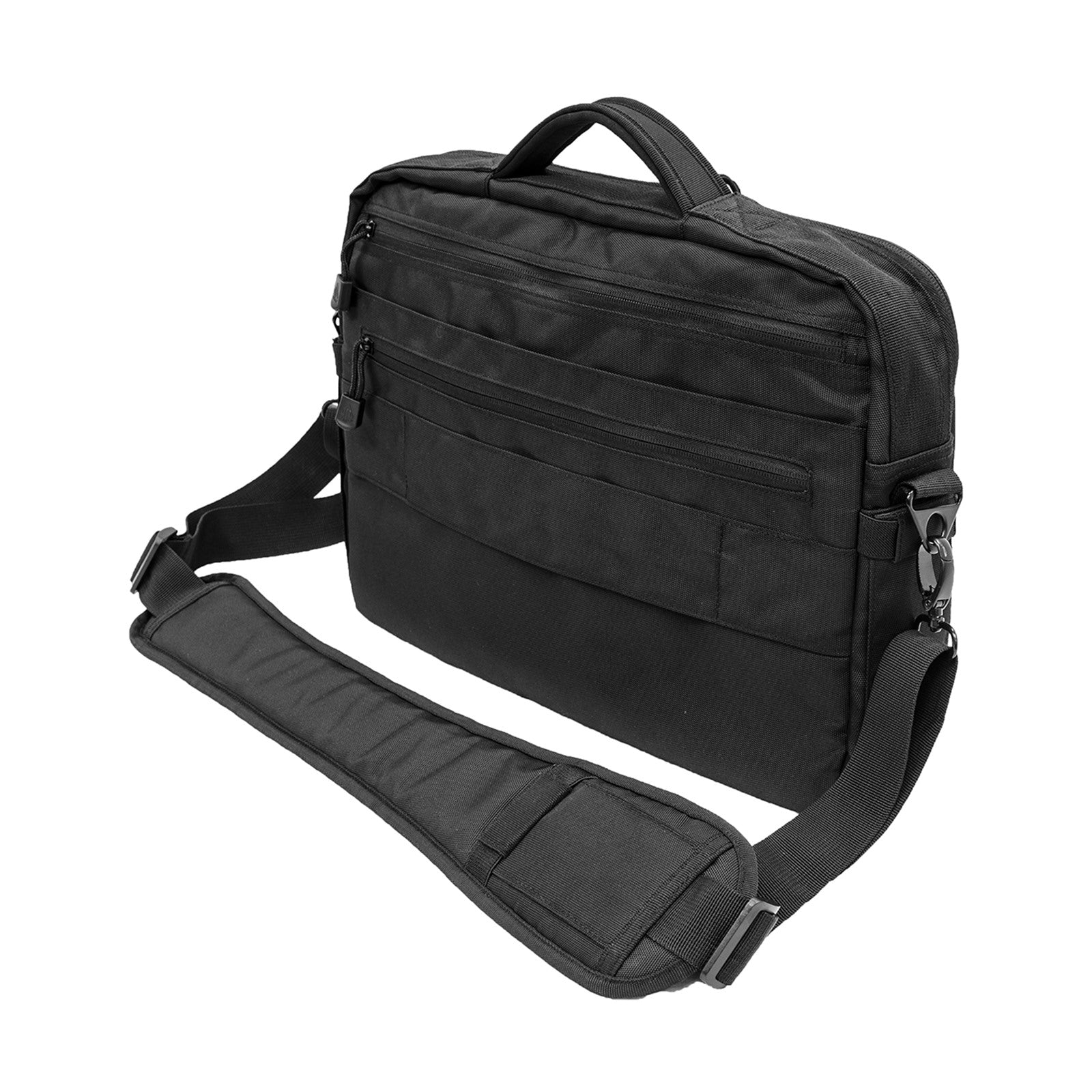 UTG PVC-P925B 9-2-5 BriefCase Detailansicht Schultergurt und MOLLE Front