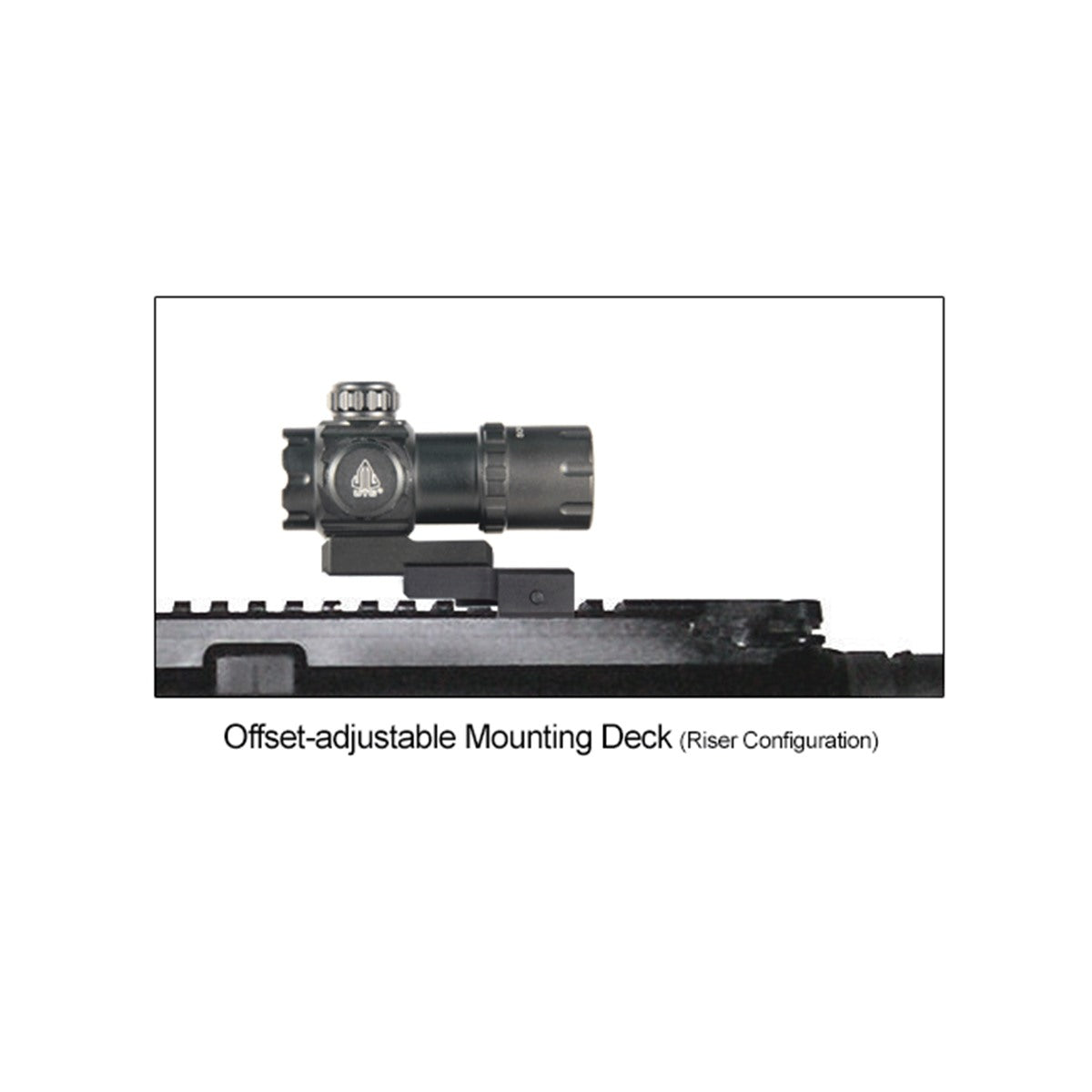 UTG SCP-DS3039W Rotpunktvisier mit Rot-Grün-Rheostat und QD-Montage
