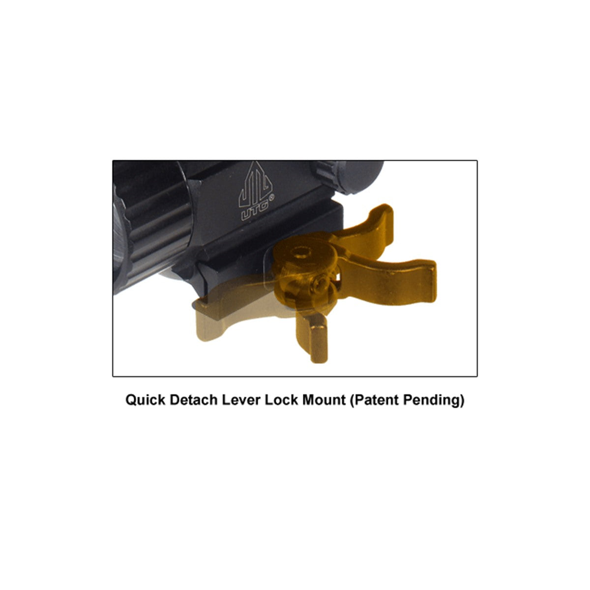 UTG SCP-RG40CDQ Circle Dot Sight Reticle Detail