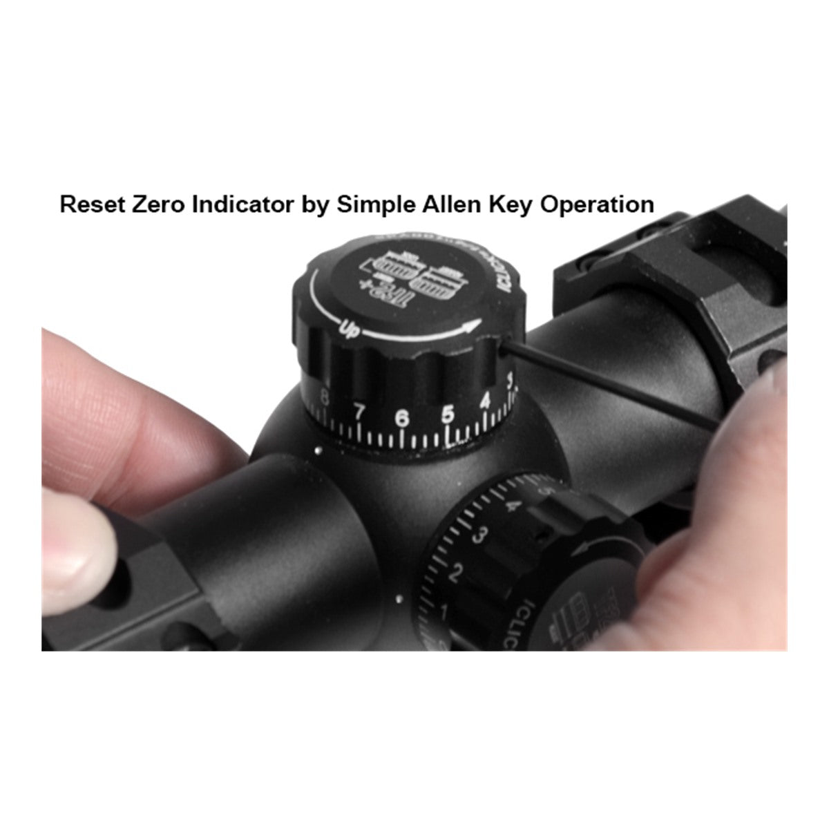 UTG 3-9X32 Hunter Scope TF2 Turm Detail