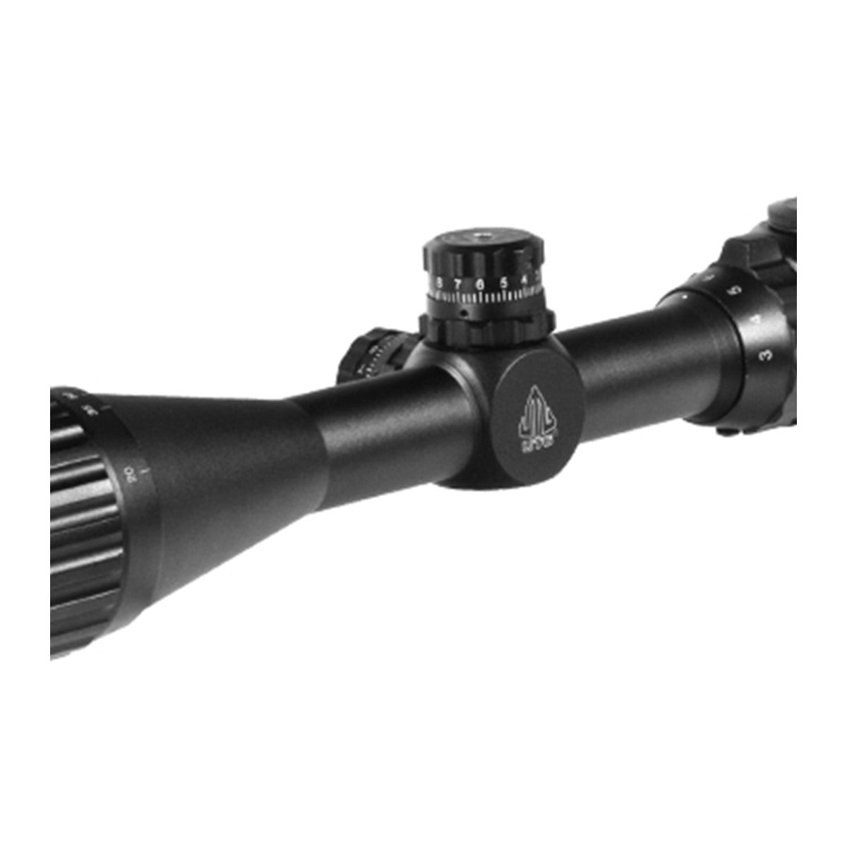 UTG 3-9X40 Hunter Scope AO Turm Detail