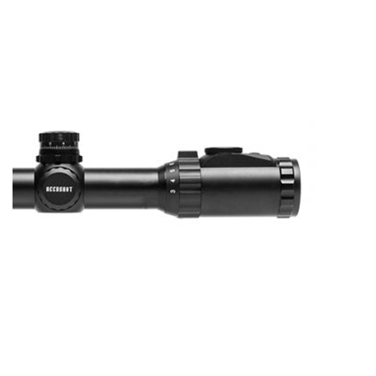 UTG 3-12X44 Scope AO Okular und Einstellring Detail