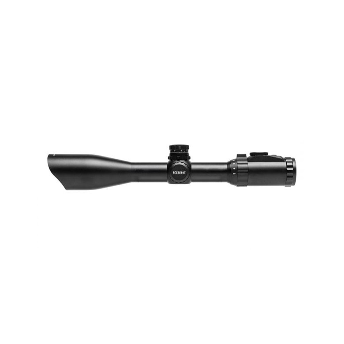 UTG 3-12X44 Scope AO 36-color Mil-dot mit Ringen Vollansicht