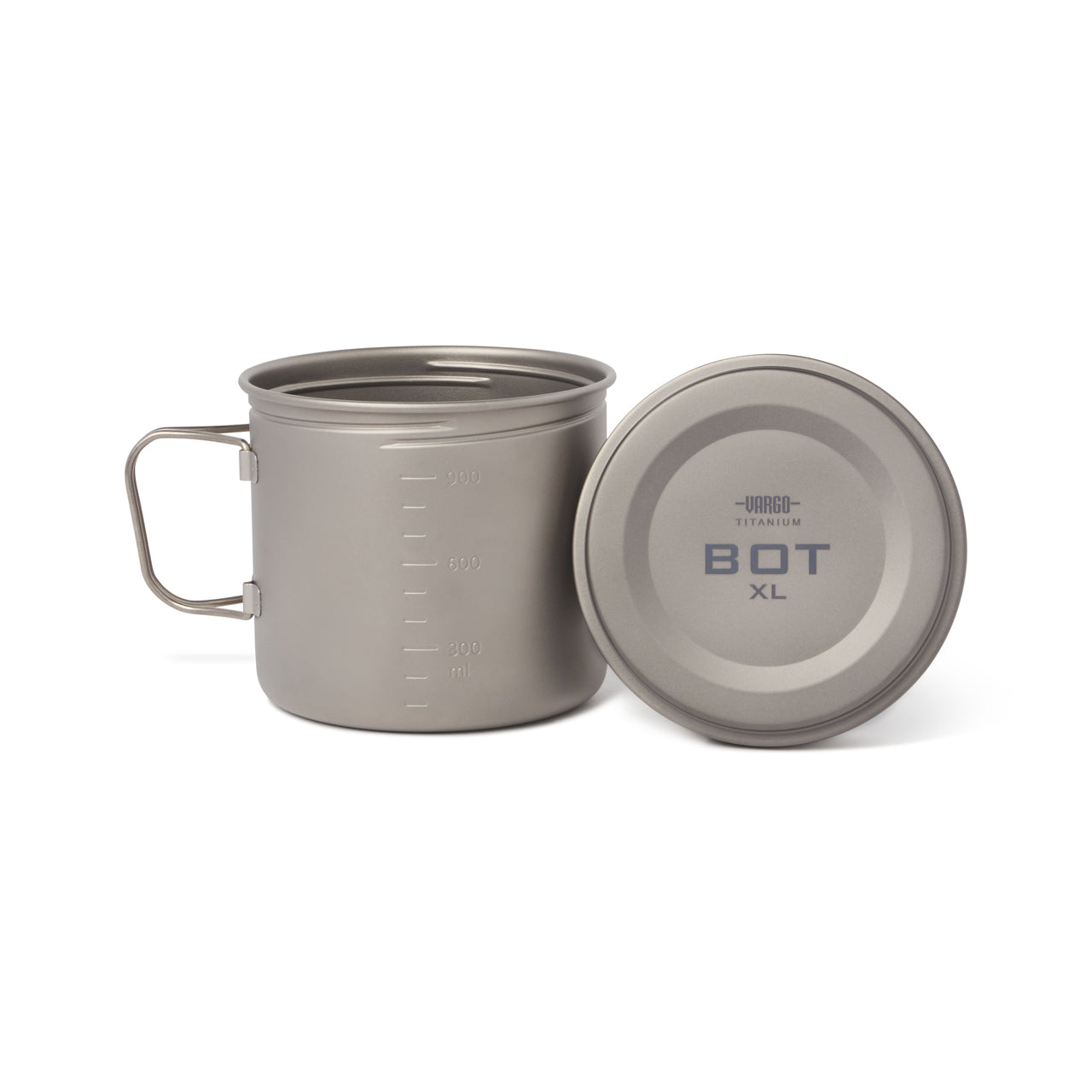 Vargo BOT XL Bottle Pot Titan – Deckel