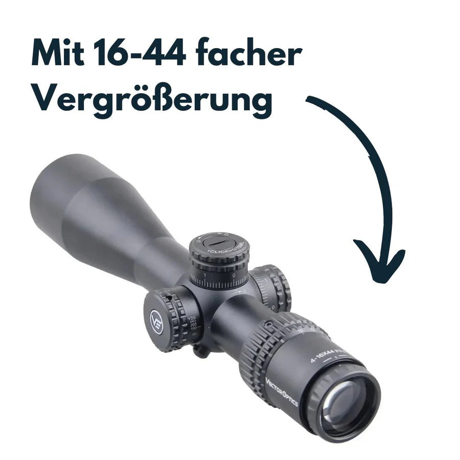 VectorOpticsVector Optics SCFF - 22 Veyron 4 - 16x44FFP - Black Raptor