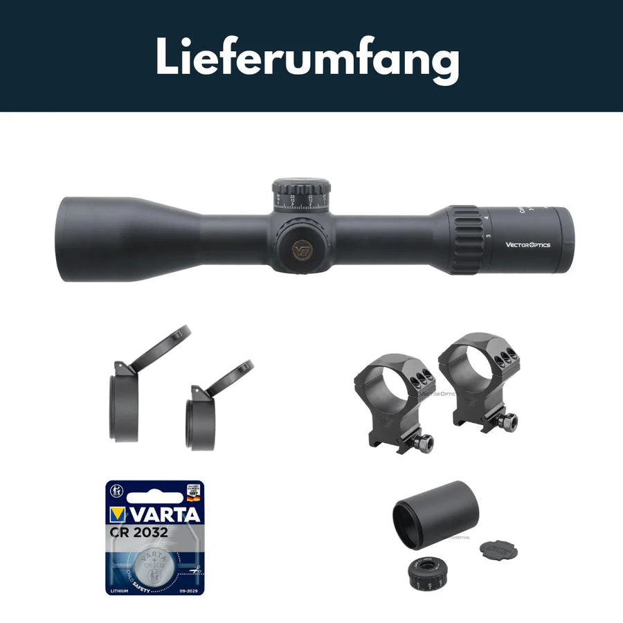 VectorOpticsVector Optics SCFF - 28 - Continental x6 3 - 18x50 FFP VCT - 34FFP (34 mm) - Black Raptor