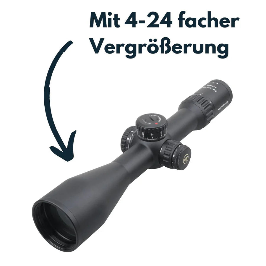 Vector Optics SCFF - 29 - Continental x6 4 - 24x56 FFP VCT - 34FFP (34 mm) - Black Raptor