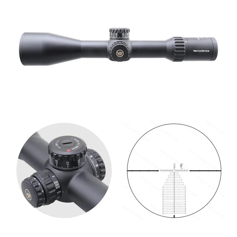 Vector Optics SCFF - 40 Continental x6 4 - 24x56FFP VEC - MBR - Black Raptor
