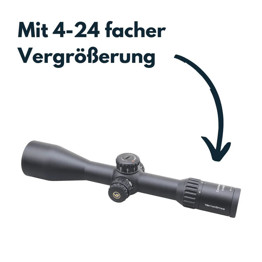 Vector Optics SCFF - 40 Continental x6 4 - 24x56FFP VEC - MBR - Black Raptor