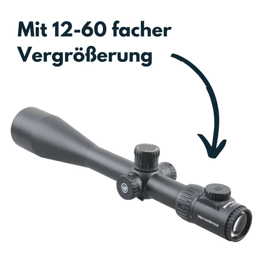 VectorOpticsVector Optics SCOL - 37 Minotaur GenII 12 - 60x60 DOT - Black Raptor