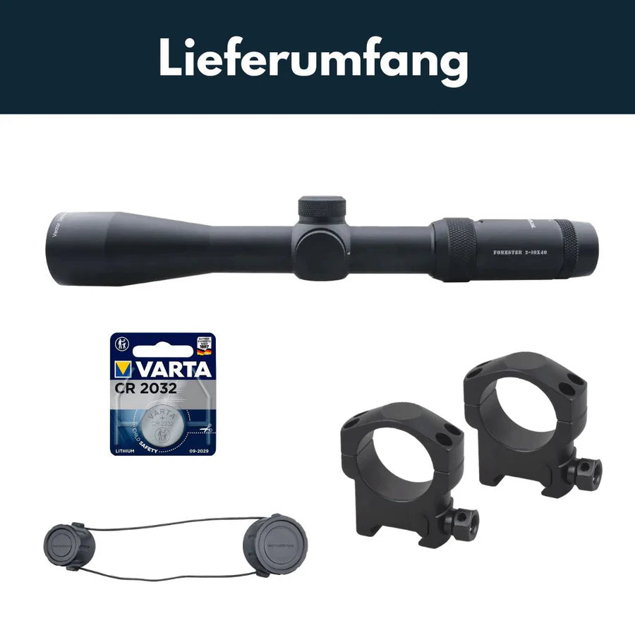 VectorOpticsVector Optics SCOM - 02 Forester 2 - 10x40 - Black Raptor