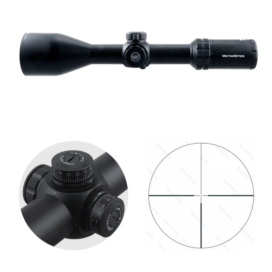 VectorOpticsVector Optics SCOM - 09 Grizzly 3 - 12x56SFP - Black Raptor