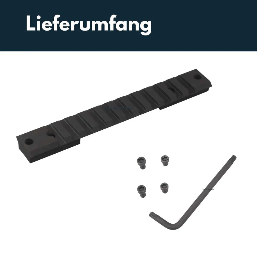 VectorOpticsVector Optics Stahl Picatinny - Schienen für Repetierbüchsen - Black Raptor