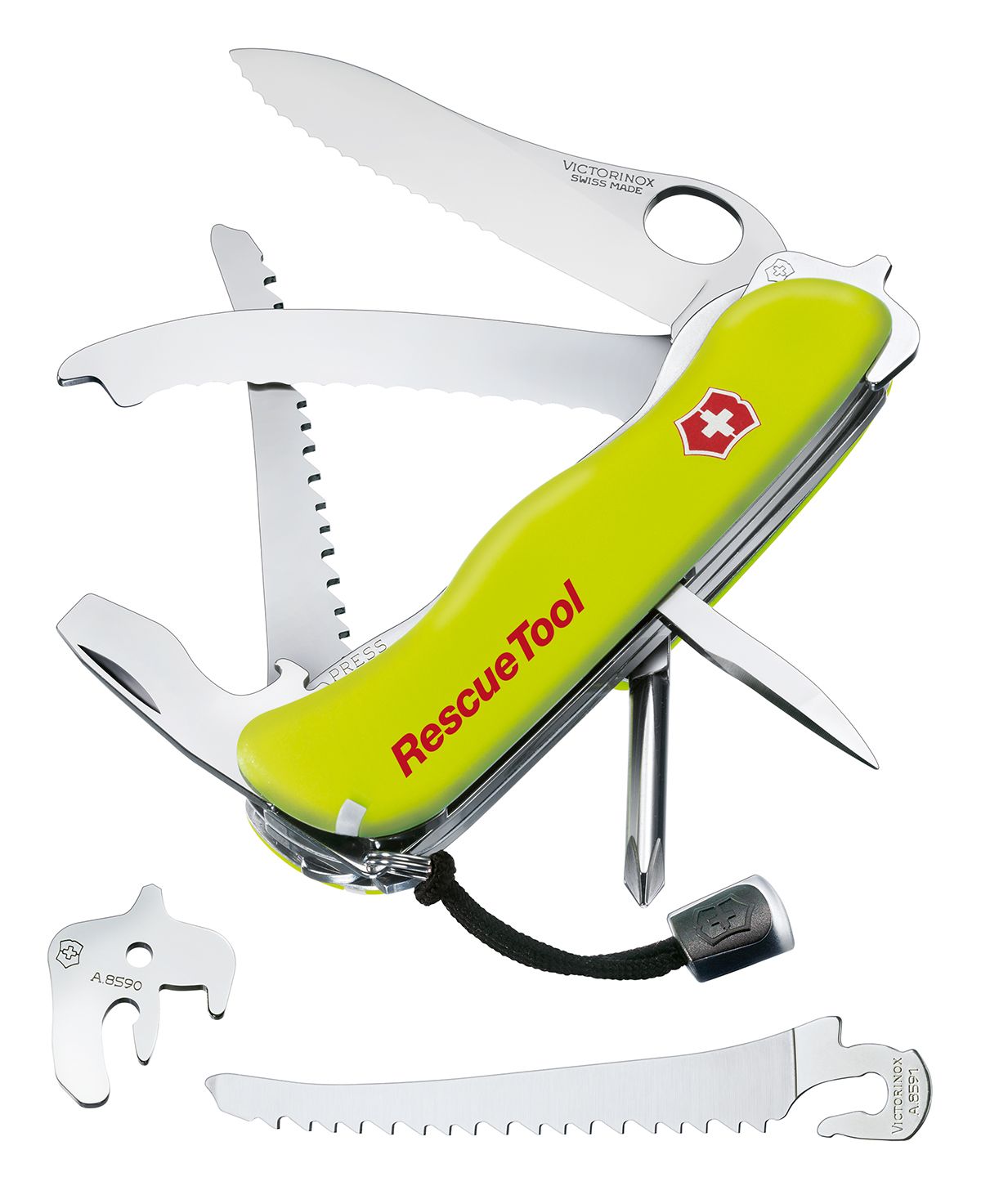 Victorinox RescueTool Scheibenzertrümmerer und Glassäge
