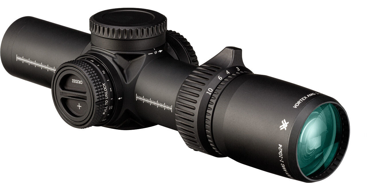 Vortex AMG 1-10x24 FFP EBR-9 MRAD Zielfernrohr Seitenansicht
