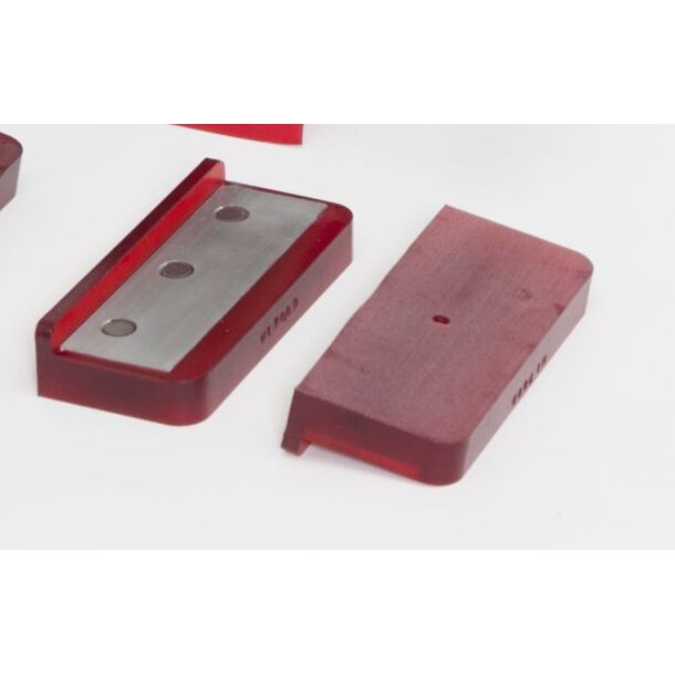 Wagner Industries WI-7000 magnetische Schraubstock-Weichbacken mit ebener Standard-Spannfläche
