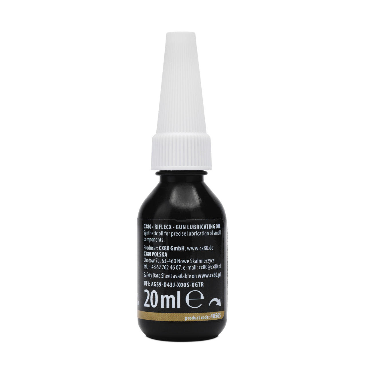 RifleCX CLP Oil 20 ml – zweite Produktansicht der Einzelflasche