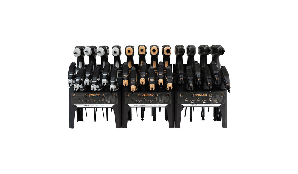 Wheeler 30 Piece SAE Metric Hex Torx P-Handle Set 1081957