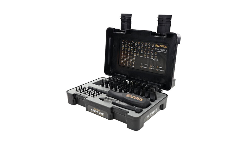 Wheeler 4001007 65-teiliges Hex Torx Schraubendreher-Set im Hartkoffer