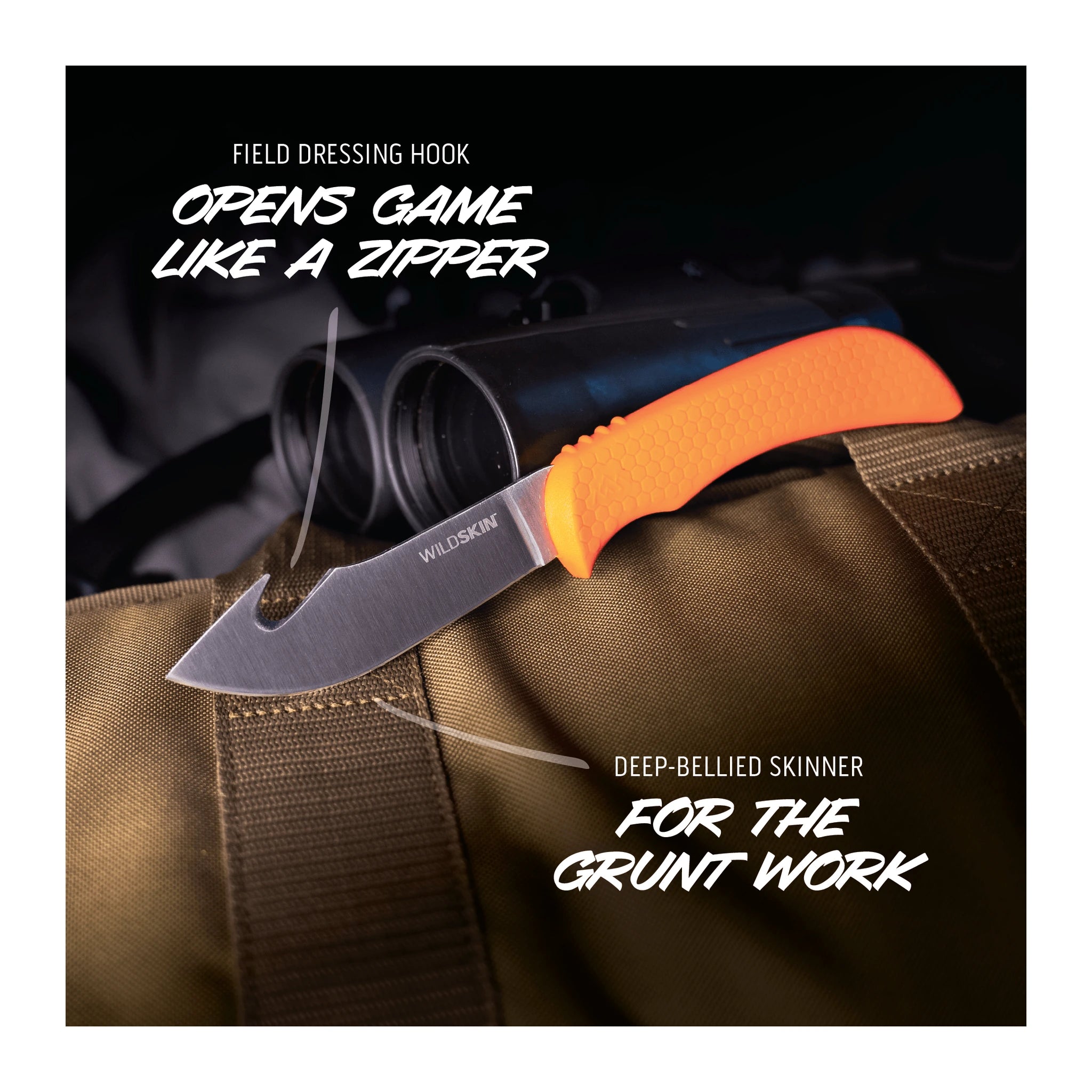 Outdoor Edge WildGuide Caper-Messer für kontrollierte Detailarbeit