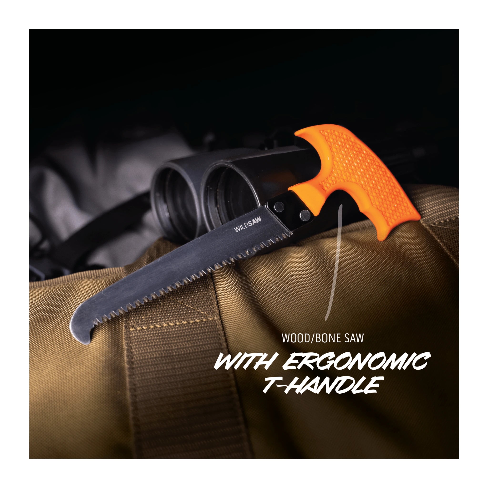 Outdoor Edge WildGuide T-Griff-Säge für Holz- und Knochenschnitte