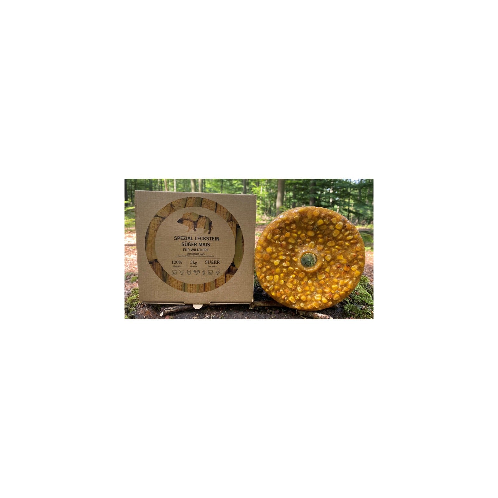 Wildlutscher Spezial Leckstein Süßer Mais 3 kg