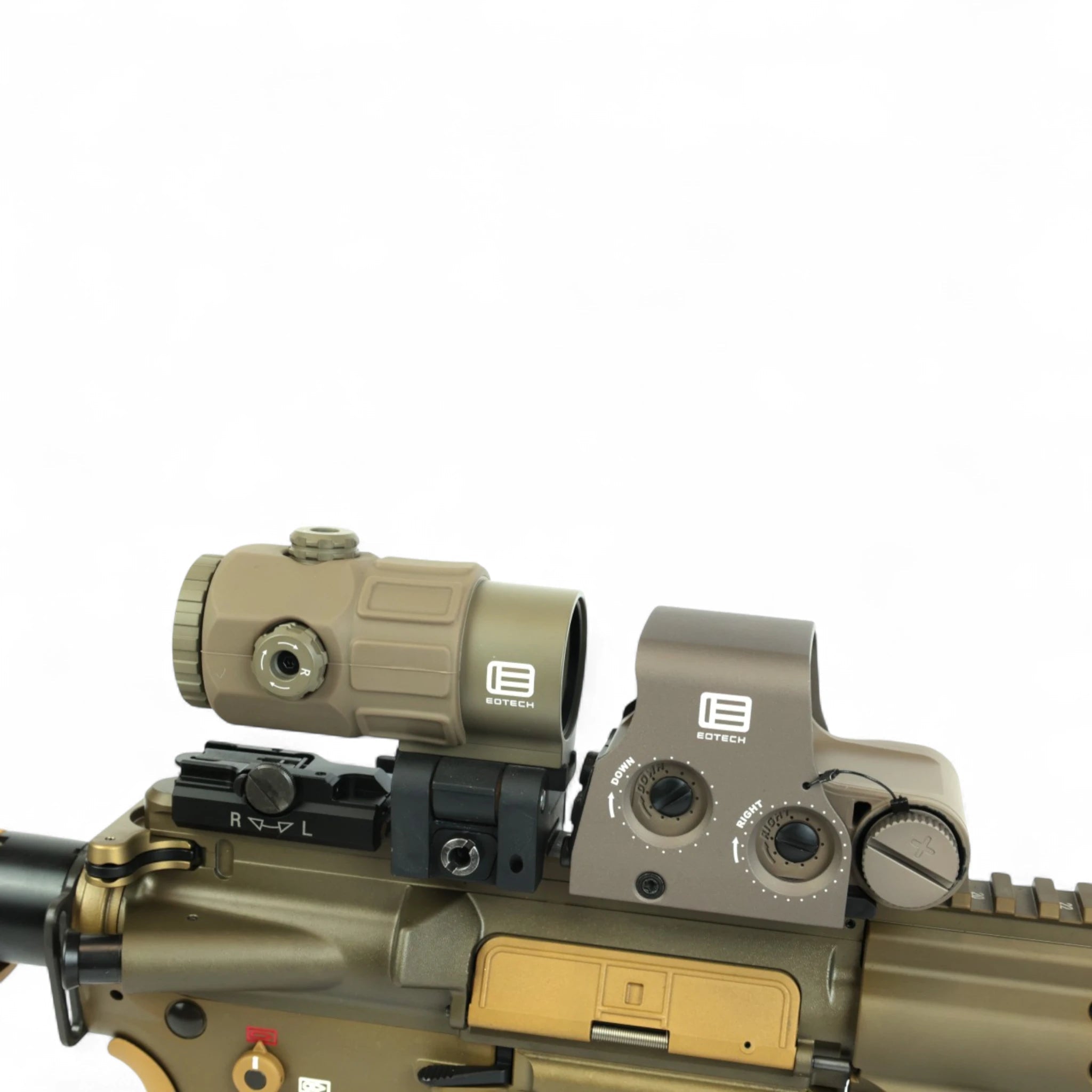 IEA MIL - OPTICSIEA HHS Kit EOTECH XPS2 - 0 Tan + G45 Tan - Black Raptor