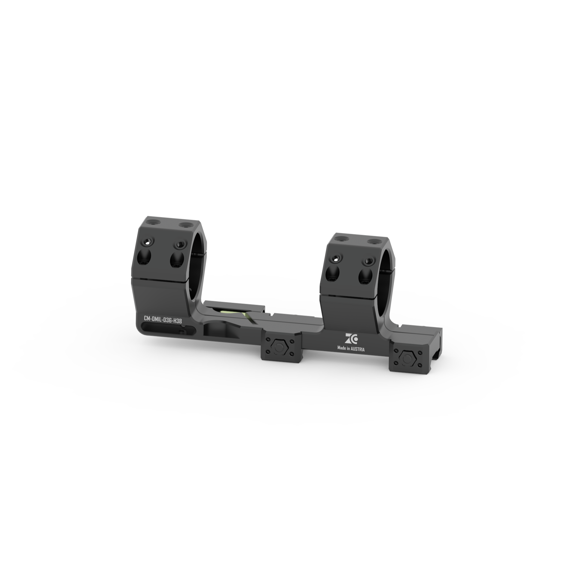Offizielle ZCO Cantilever Mount Darstellung für Bestellvariante 400-0520, Schwarz, 36 mm, 6 MIL