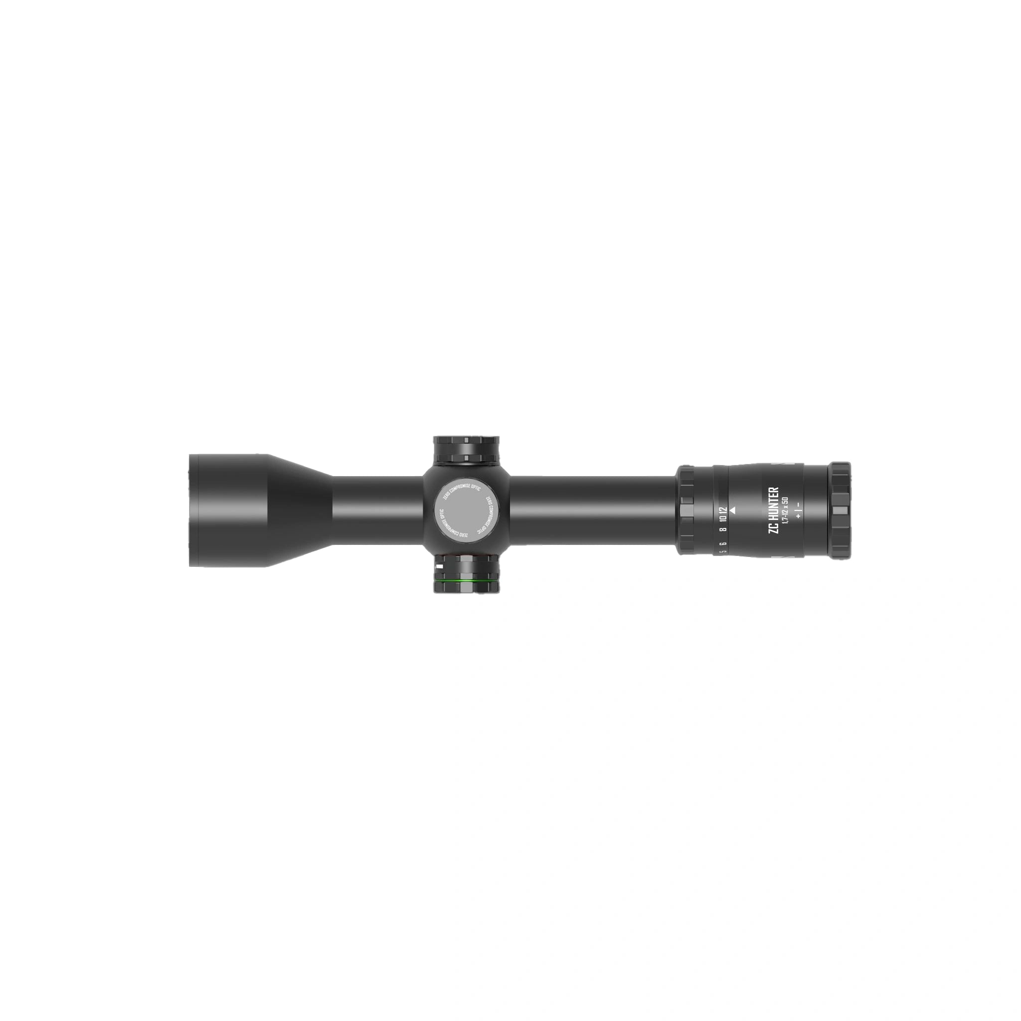 ZCO ZC Hunter 600-0300 – Perspektivansicht mit Zoomring und Montagebereich