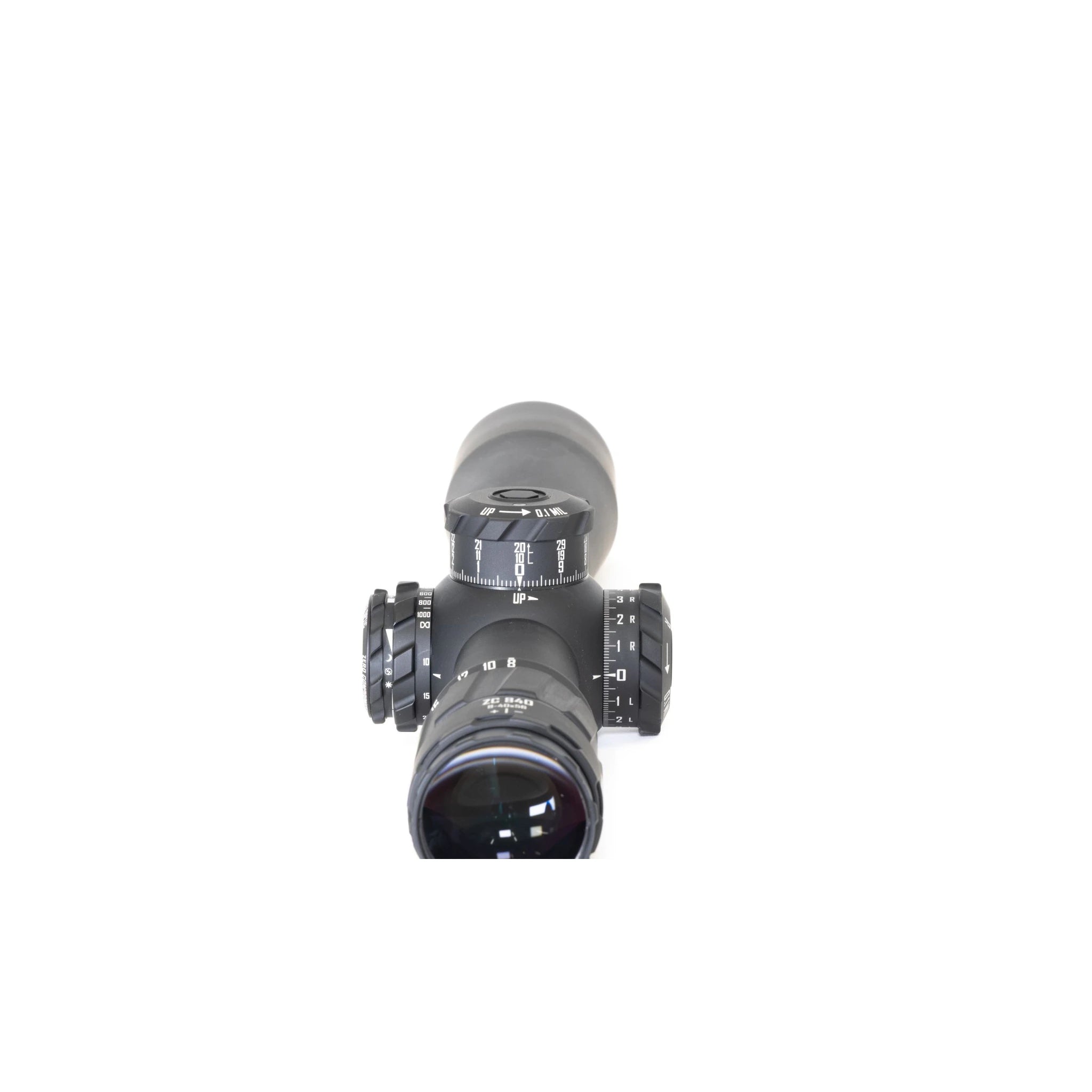Zero Compromise Optic ZC840 Zielfernrohr – Verstelltürme von vorn