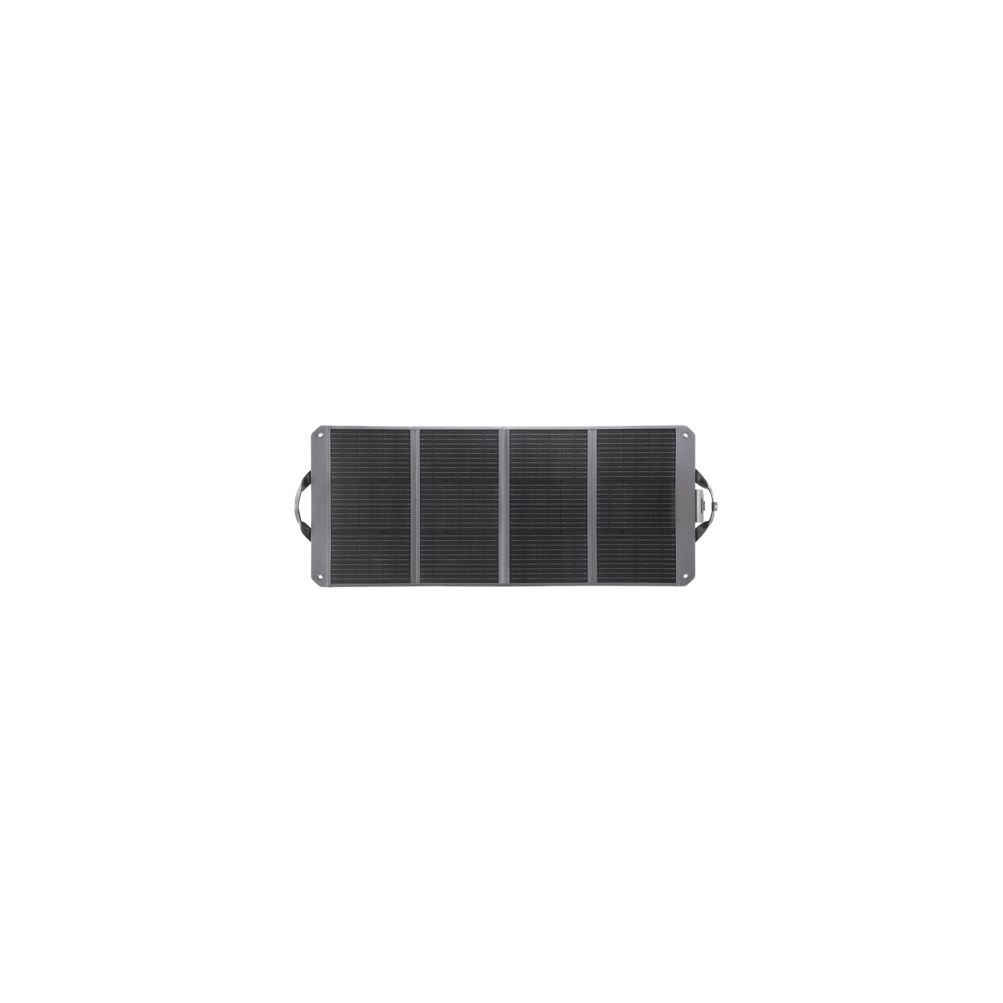 Zignes 120 W Solarpanel frontal aufgeklappt